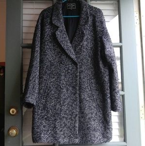 Lucky Brand textured peacoat blue